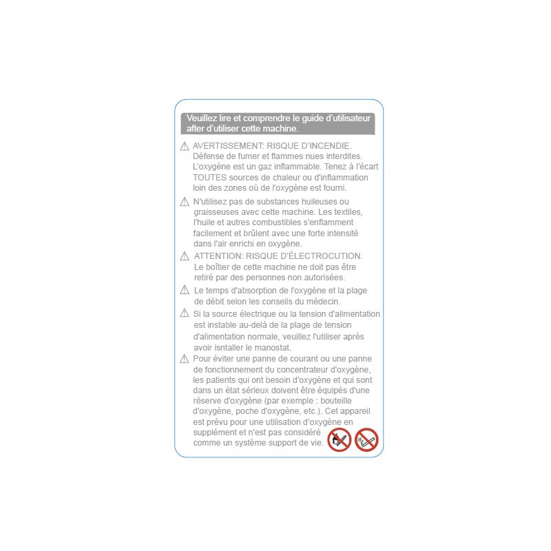 autocollant d'avertissement